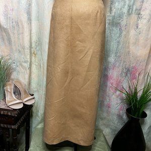 VTG 📌 JÖRG PETERSON Faux Suede Maxi Skirt